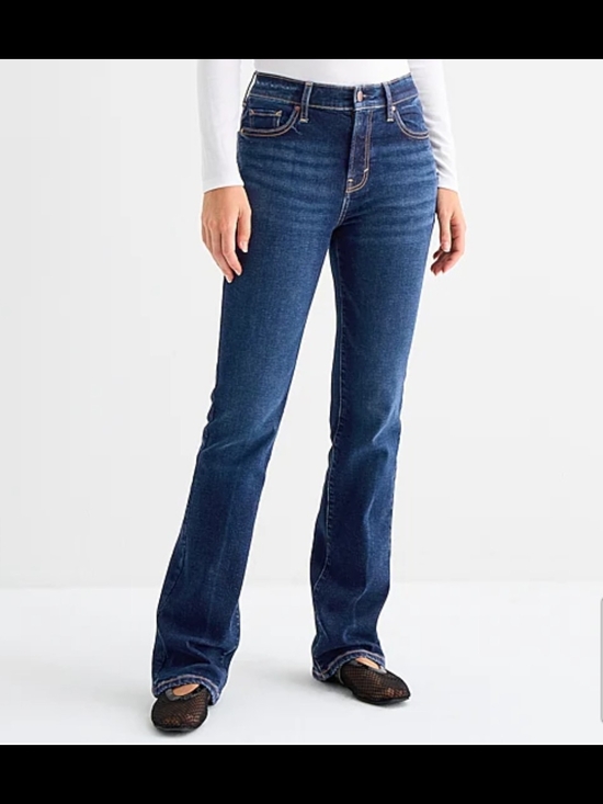 a.n.a Denim - a.n.a Women's Dark Blue Bootcut Jeans